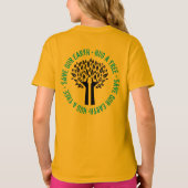 T-shirt Serrer un arbre sauver notre terre (Dos)