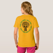T-shirt Serrer un arbre sauver notre terre (Dos entier)