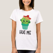 T-shirt Serrez-moi un cactus mignon dans un Sombrero (Devant)
