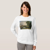 T-shirt Serrure de John Constable | Dedham et moulin, 1820 (Devant entier)