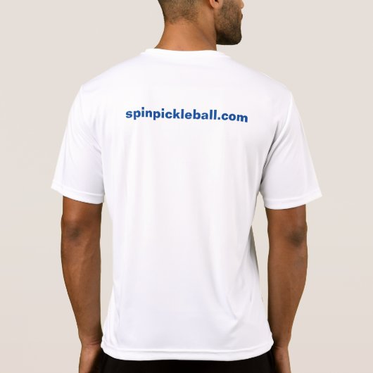 T-shirt Serrure de performance Spin Pickleball (Dos)