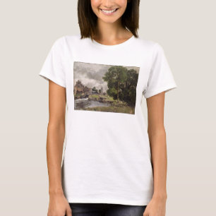 T-shirt Serrure et moulin de John Constable Dedham