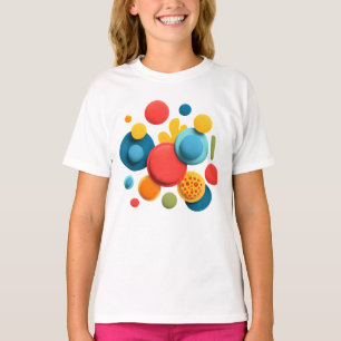 T-shirt Sérum d'exosome – Formes colorées abstraites pour