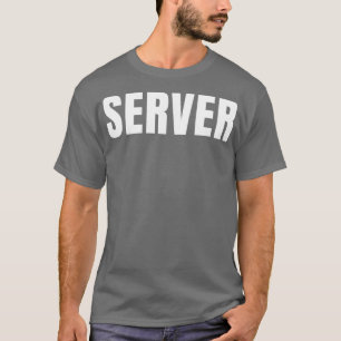 T-shirt Server Funky Job Title Profession Anniversaire ID 