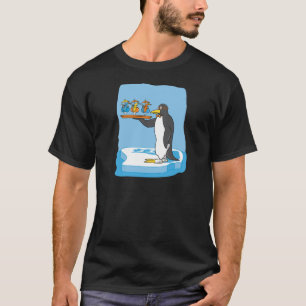 T-shirt Serveur de pingouin
