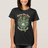 T-shirt Serveuse de Burger du Diner Rétro Alien (Devant)