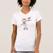 T-shirt Serveuse de Rollerskating (Devant)