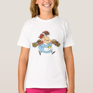 T-shirt Serveuse Occupée Drôle Serveur Surmené