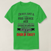T-shirt Service alimentaire Aide Funny Service alimentaire (Design devant)