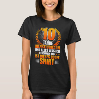 T-shirt Service anniversaire de l'entreprise travail anniv