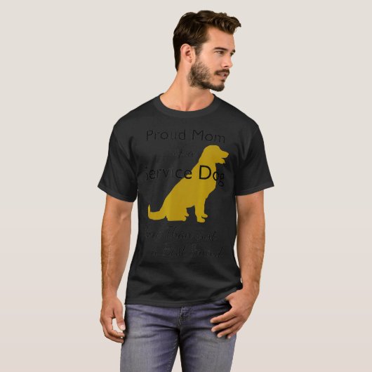 T-shirt Service Chien Service Chien Maman Service Canine (Devant entier)