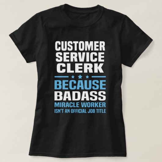 T-shirt Service client (Design devant)