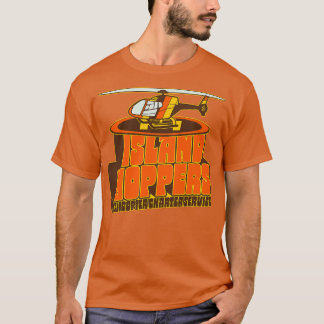 T-shirt Service d'affrètement d'hélicoptères Hoppers Islan
