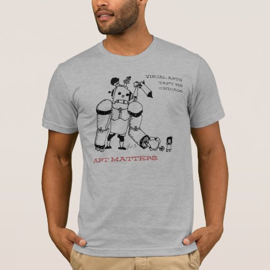 T-shirt Service d'art de Print/2014/Visual/Taft avant et (Devant)