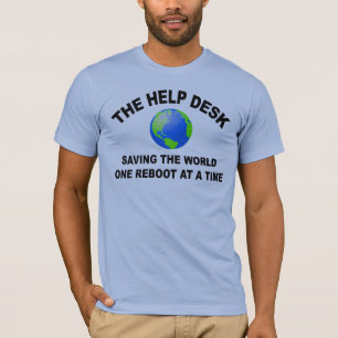 T-shirt Service d'Assistance qui Sauve le Monde un Redémar