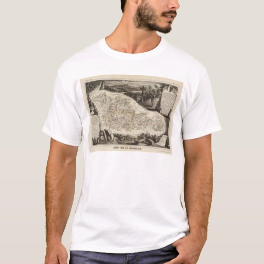 T-shirt Service de la Moselle (Devant)