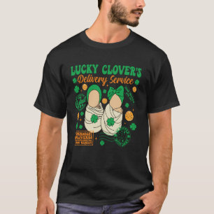 T-shirt Service de livraison de Lucky Clover Saint-Patrick