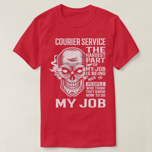 T-shirt Service de messagerie (Design devant)