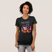 T-shirt Service de nettoyage personnalisé (Devant entier)