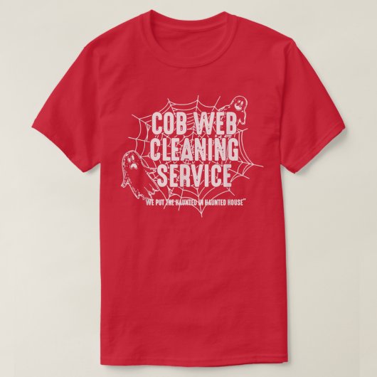 T-shirt Service De Nettoyage Web Cob Nous Mettons Le Haunt (Design devant)