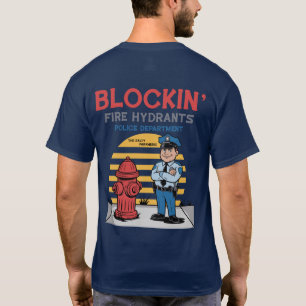 T-shirt Service de police des canons d'incendie