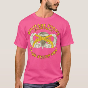 T-shirt Service de police militaire avec insigne de base