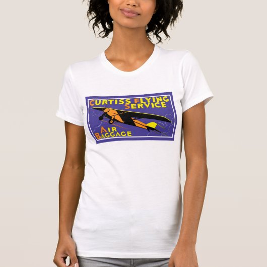 T-shirt Service de vol de Curtiss (Devant)
