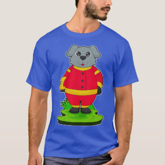 T-shirt Service des pompiers de chien