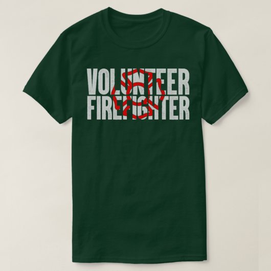 T-shirt Service des pompiers volontaires (Design devant)