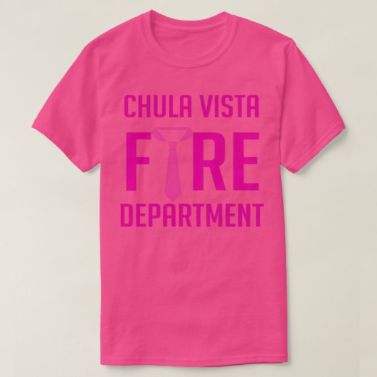 T-shirt Service d'incendie de Chula Vista (Design devant)