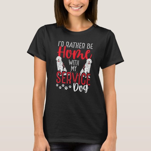 T-shirt Service Dog In Training Patch Support Dog Owner Se (Devant)