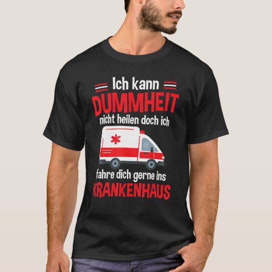 T-shirt Service d'urgence ambulancier d'urgence PA (Devant)