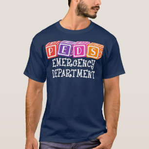 T-shirt Service d'urgence de PEDS Infirmière RN ER Pediat