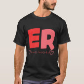 T-shirt Service d'urgence Valentines Jour de l'Urgence (Devant)