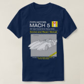 T-shirt Service et réparation Mach 5 (Design devant)