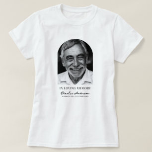 T-shirt Service funèbre ou mémorial de photo d'architectur