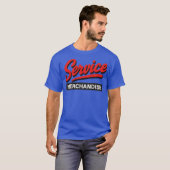 T-shirt Service Marchandises Rétro 80s (Devant entier)