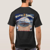 T-shirt Service naval du Canada (Dos)
