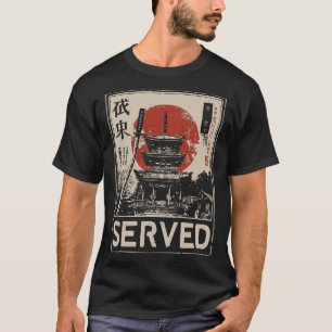 T-shirt Service Temple vintage   Art militaire d'honneur