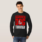 T-shirt Service Trainer chien Handler Funny Gag Noël (Devant entier)