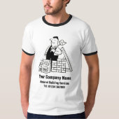 T-shirt Services de construction et de bâtiment (Devant)
