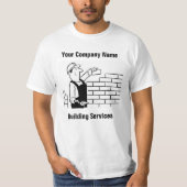 T-shirt Services de construction Promotion commerciale (Devant)