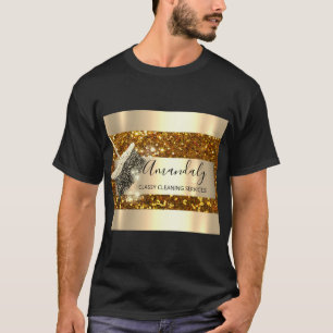 T-shirt Services de nettoyage Maid House Garder Gold Lux