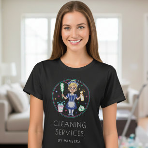 T-shirt Services de nettoyage professionnel de maison Entr
