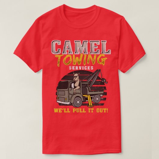 T-shirt Services De Remorquage De Camions Bien Sortir (Design devant)