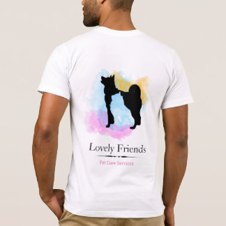 T-shirt Services de soins aux animaux de compagnie/ Servic
