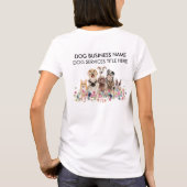 T-shirt Services pour chiens double face (Dos)