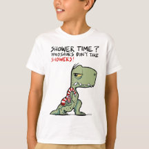 Serviette de bain T-Rex dinosaure drôle
