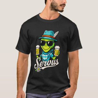 T-shirt Servus Wiesn Gaudi u2013 Bière drôle d'Oktoberfest