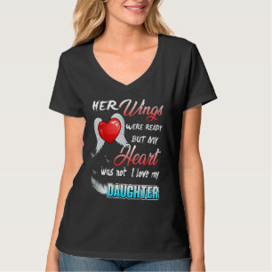 T-shirt Ses Ailes Étaient Prêtes Mais Mon Coeur N'Était Pa
